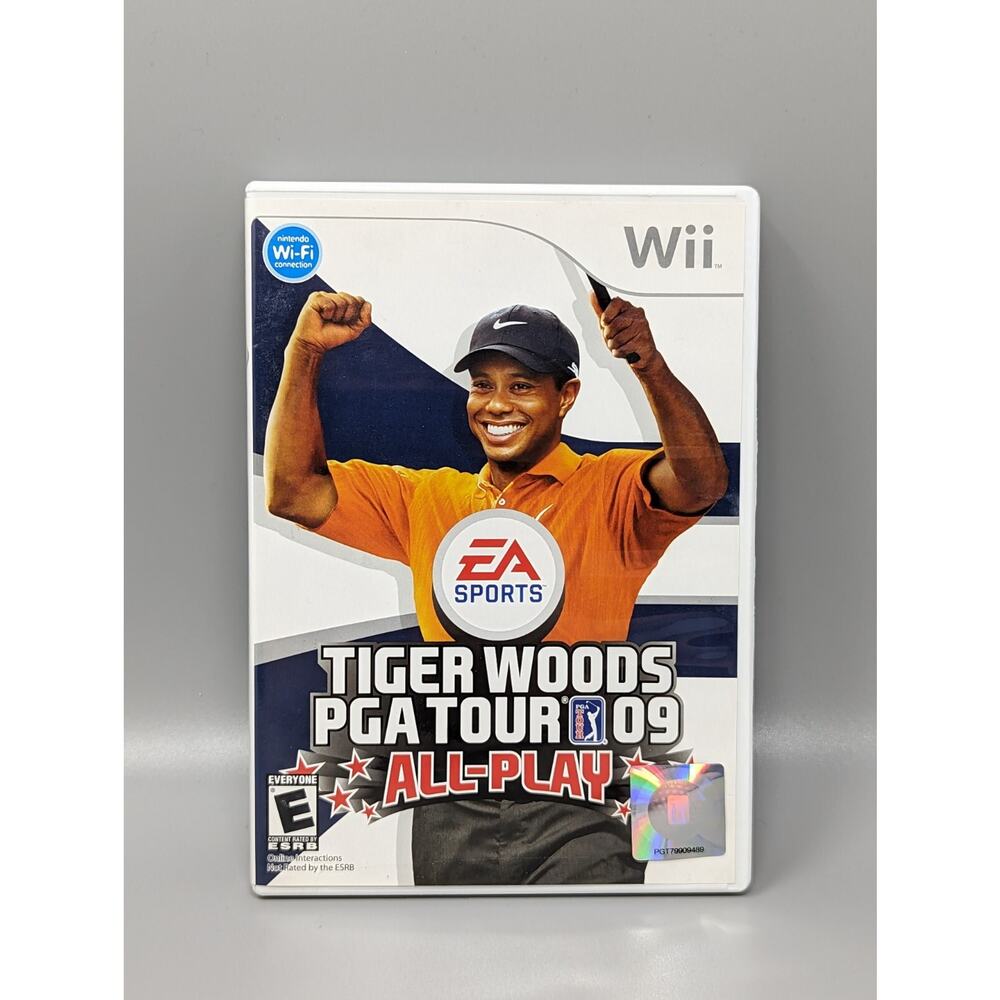 Tiger Woods PGA Tour 09: All-Play Nintendo Wii, 2008 No Manual Tested